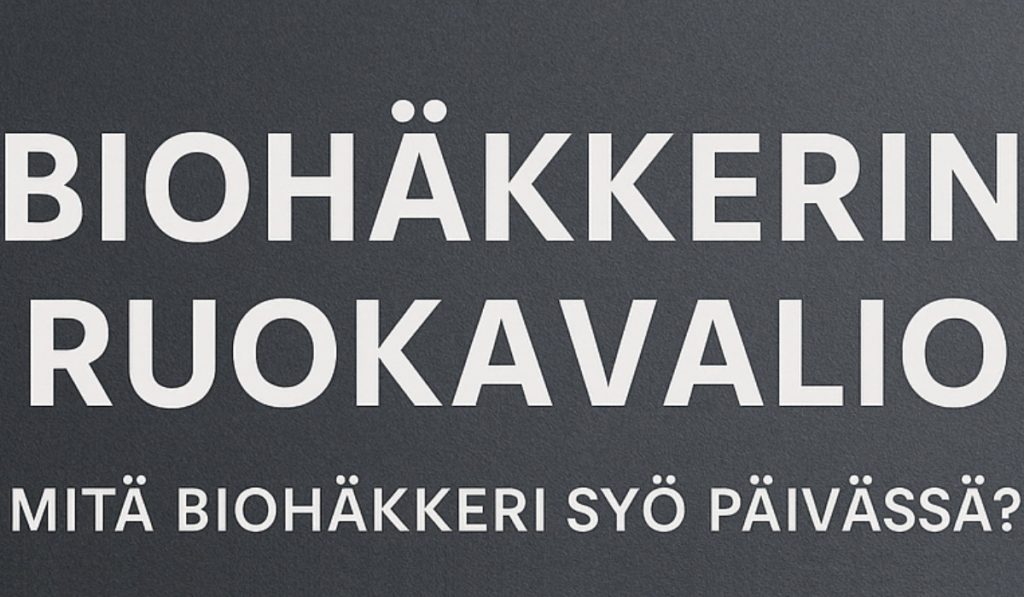 mitä biohakkeri syö päivässä